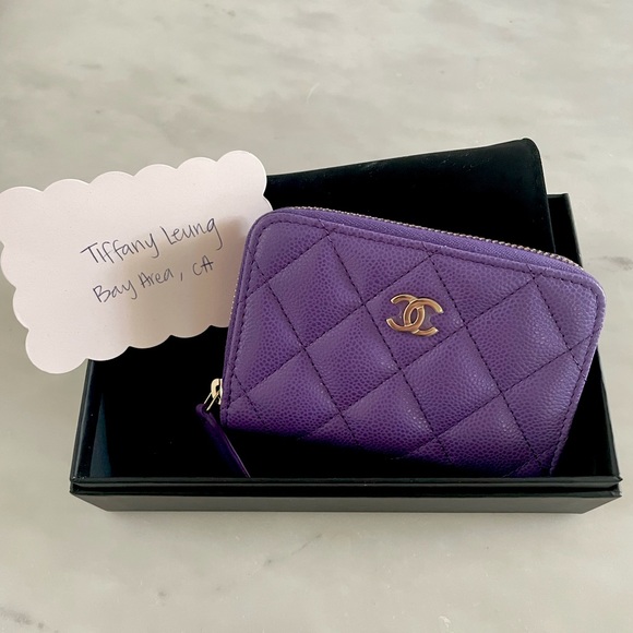 CHANEL Handbags - ❎SOLD❎ CHANEL 24C ZIPPED CARDHOLDER